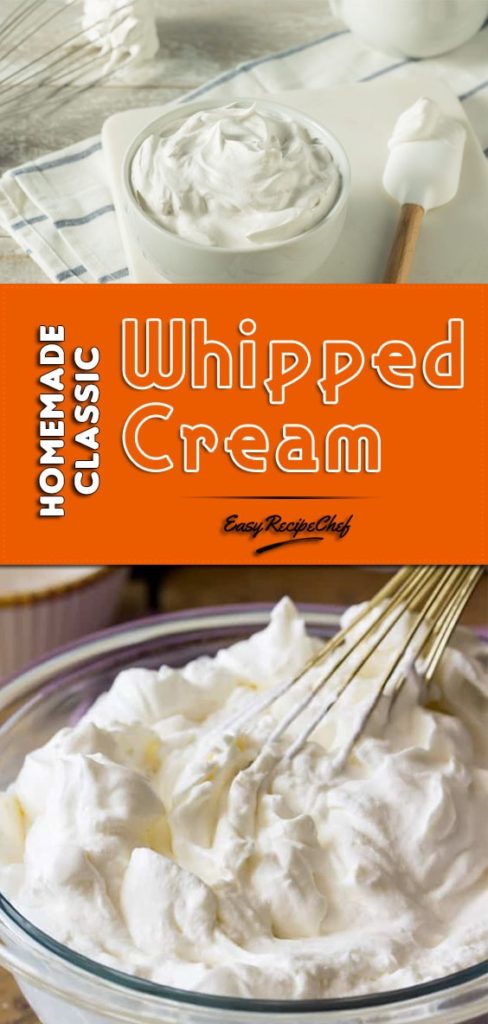 Homemade Classic Whipped Cream