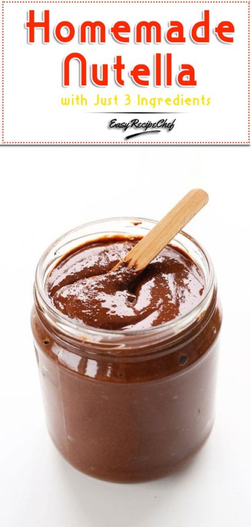 Homemade Nutella with Just 3 Ingredients