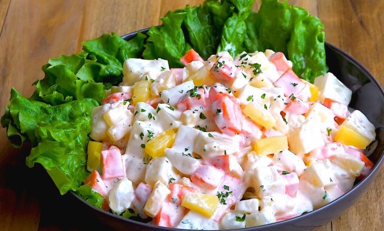 Potato Salad With Carrots And Pineapple