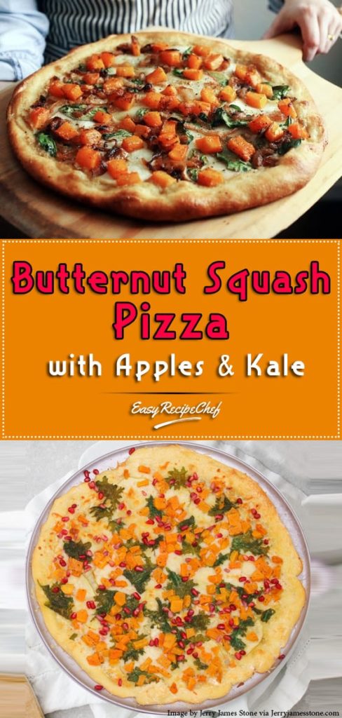How To Make Butternut Squash Pizza with Apples & Kale