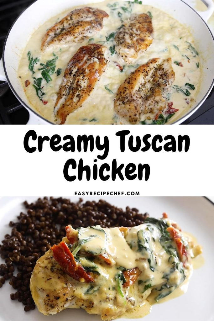 Creamy Tuscan Chicken (No Dairy) 6