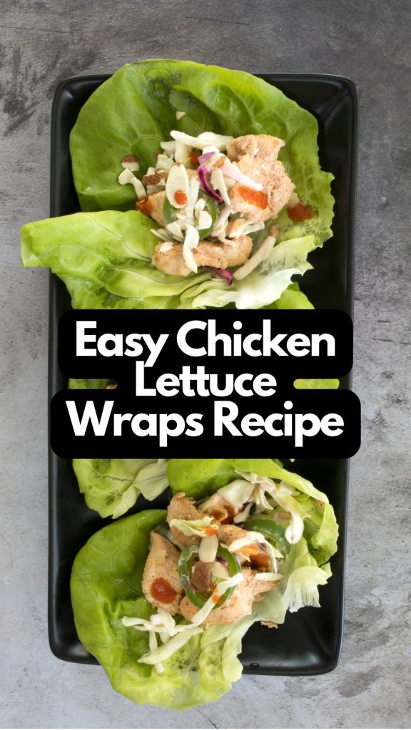 Healthy Asian Chicken Lettuce Wraps 6