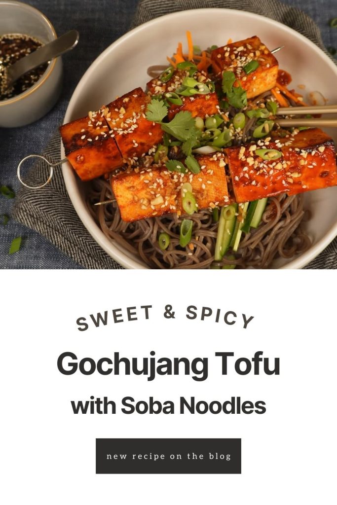 Healthy Kochujang Tofu Skewers With Soba Noodles 2