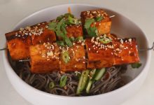 Healthy Kochujang Tofu Skewers With Soba Noodles 4