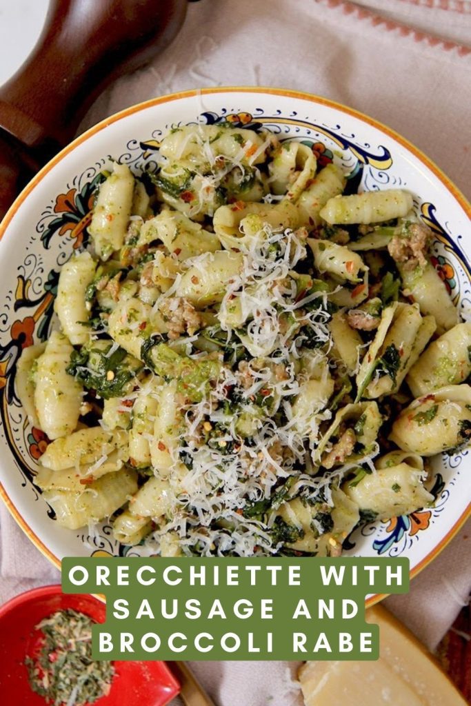 Orecchiette With Sausage And Broccoli Rabe 1