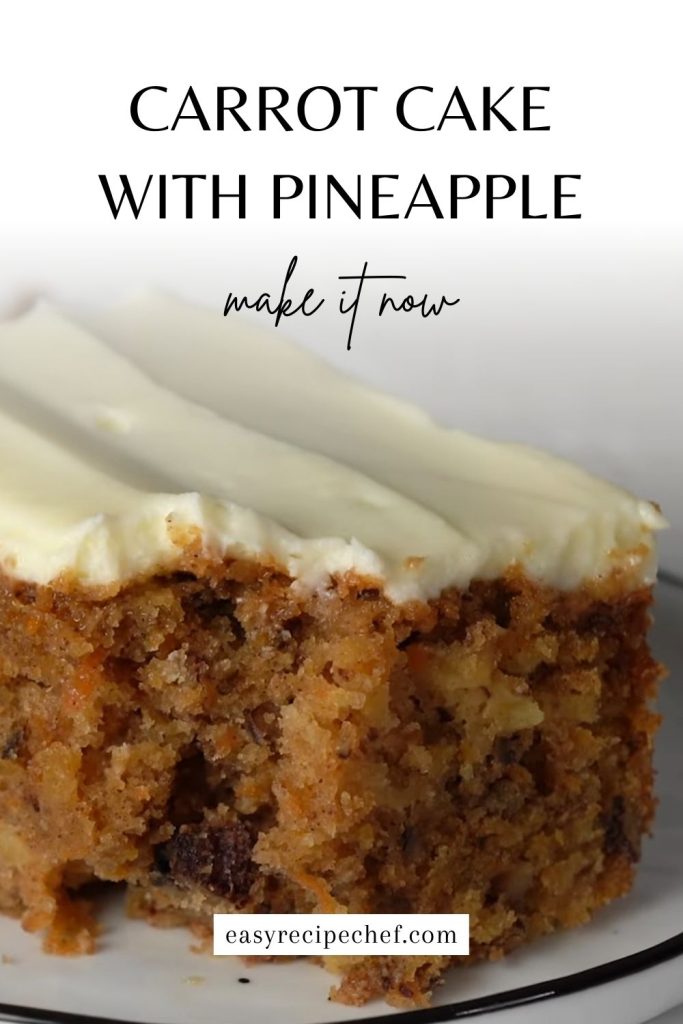The Best Carrot Cake With Pineapple