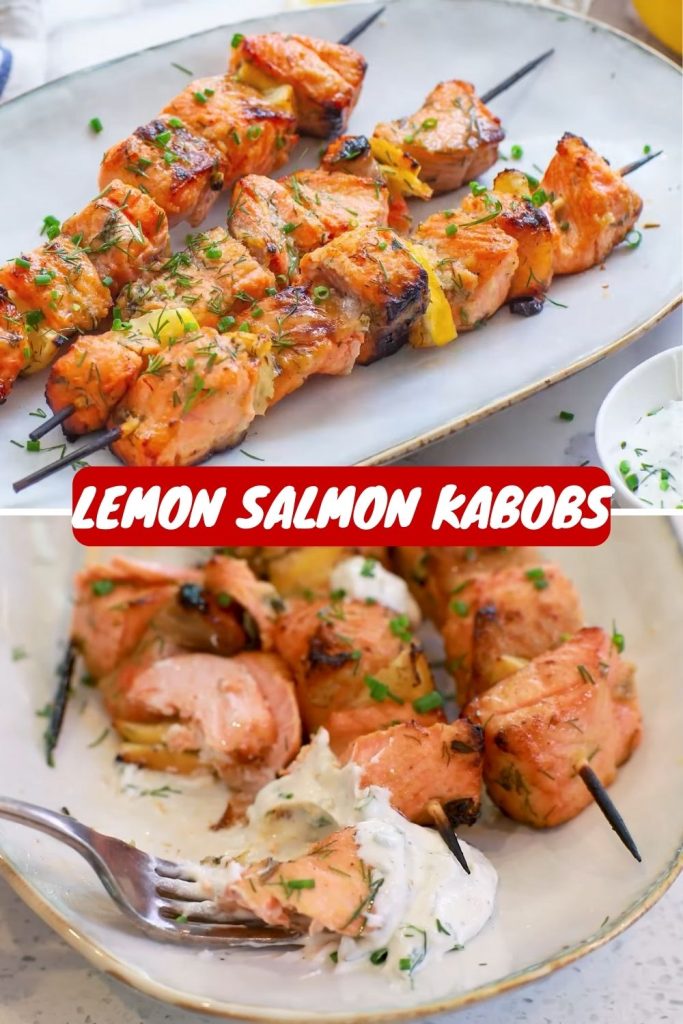 Easy Salmon Kebabs With Lemon, Garlic, And Fresh Herbs 2