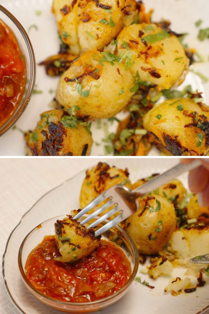 Golden Potatoes In Tomato Sauce Recipe: Easy And Delicious 1