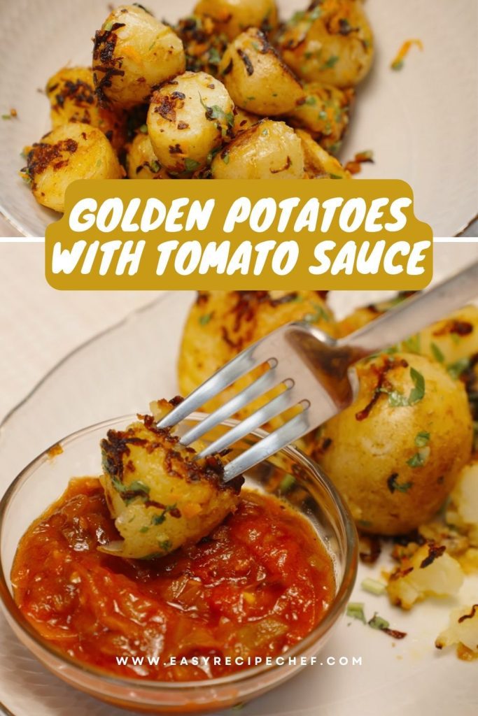 Golden Potatoes In Tomato Sauce Recipe: Easy And Delicious 2