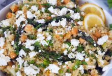 Mouthwatering Quinoa Power Salad: Asparagus, Chickpeas & Feta 10