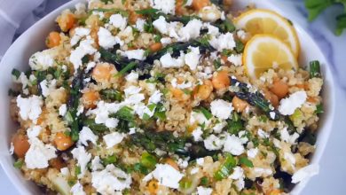 Mouthwatering Quinoa Power Salad: Asparagus, Chickpeas & Feta 5