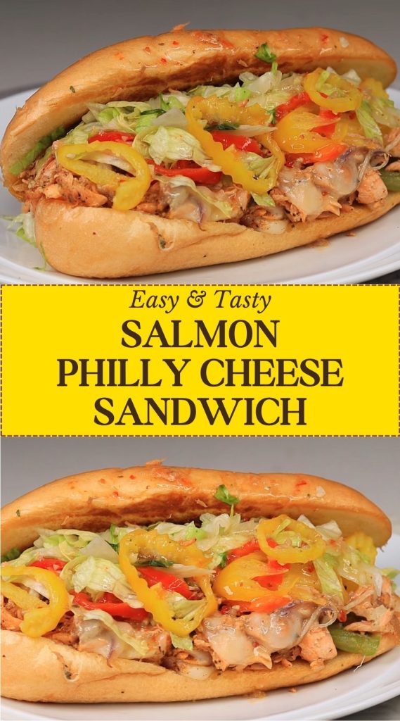 The Ultimate Salmon Philly Cheese Sandwich 7