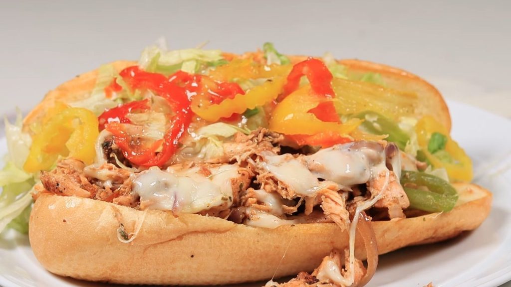 The Ultimate Salmon Philly Cheese Sandwich 6