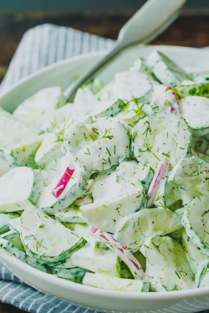 Creamy Cucumber Salad: A Refreshing Delight For Your Palate 1