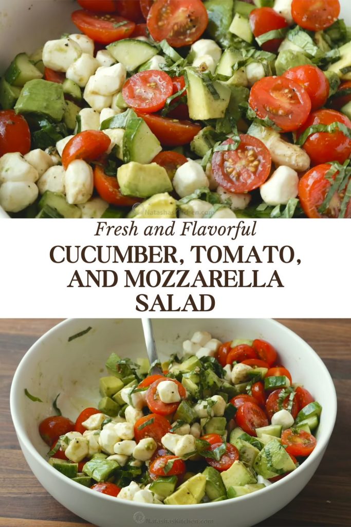 Fresh And Flavorful Cucumber, Tomato, And Mozzarella Salad 3