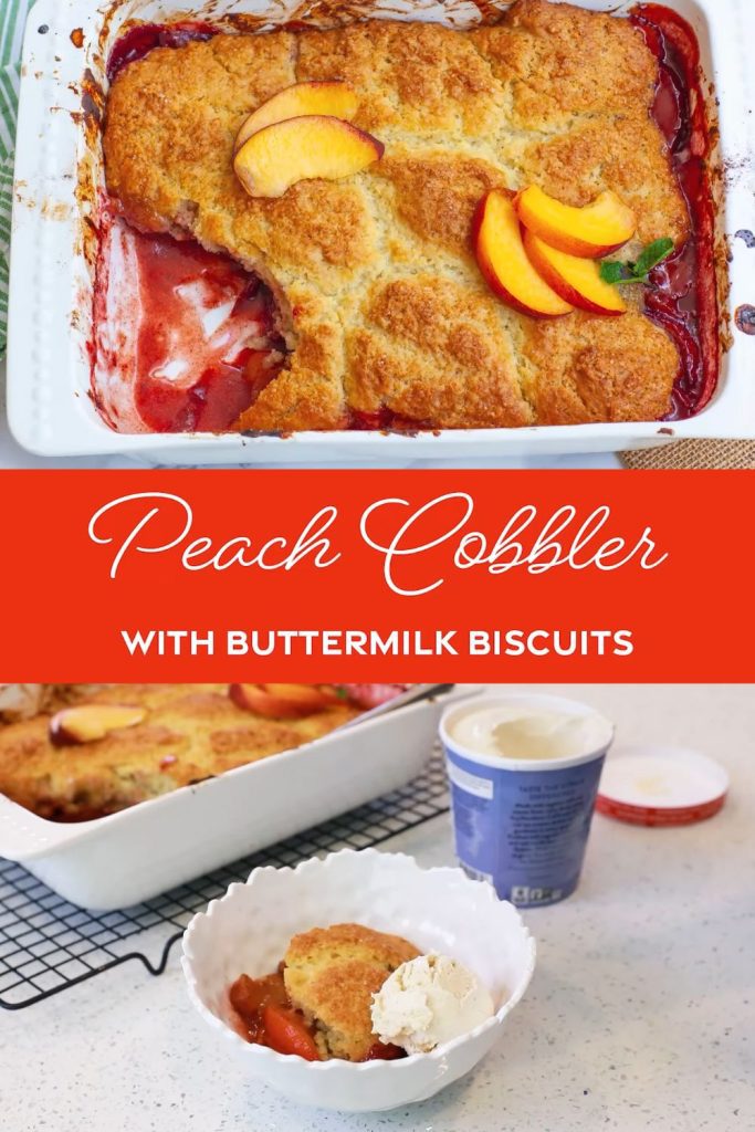 Summertime Peach Cobbler With Buttermilk Biscuits: A Delightful Dessert 3