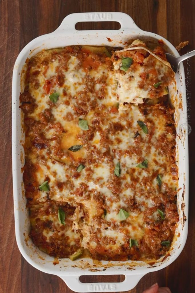 Indulge In Summer Bliss With This Cheesy Zucchini Lasagna Recipe 1